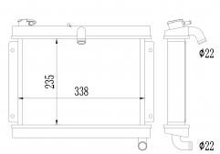 CUSTOM RADIATOR