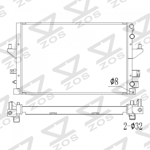 Volkswagen Caravelle Multivan Transporter 2.0 2003-2015 RADIATOR