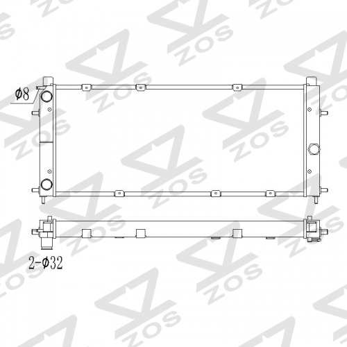 Volkswagen Caravelle Multivan Transporter 1999-2003 RADIATOR