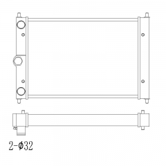 radiator VW Polo 86C 1.3 G40 Coupe 1982-1994