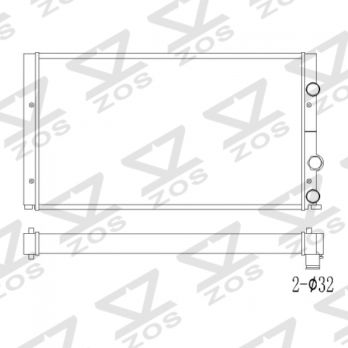 VW Golf MK3 2.8 VR6 / Polo 6N 6N2 / Lupo 91-02 RADIATOR