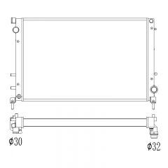 Fiat 500 | 595 | 695 1.4 Abarth 2008-2013 RADIATOR