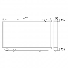 NISSAN PRIMER P11 96- RADIATOR