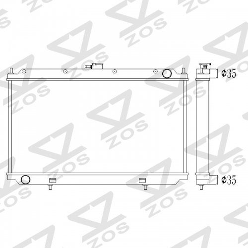 NISSAN PRIMER P11 96- RADIATOR