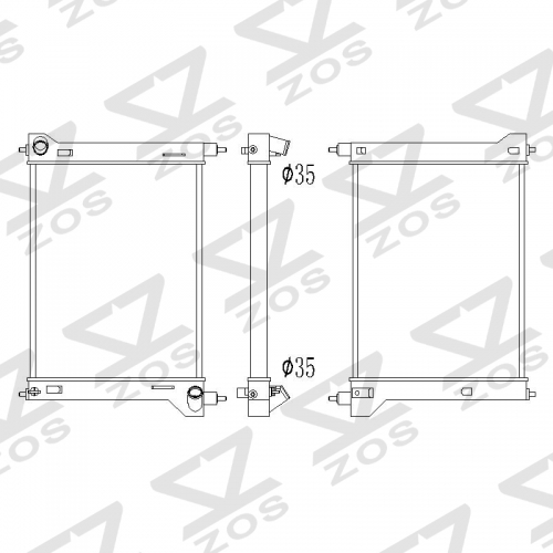 Nissan Sentra 1.8L L4 1798cc 110ci 2013-2019 RADIATOR