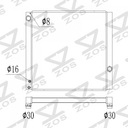 Range Rover Vogue L322 4.4 V8 2002-2006 RADIATOR