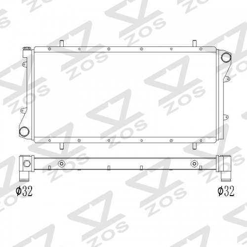 MG TF 115, 120, 135 & 160 1.6 & 1.8 2002-2005 RADIATOR