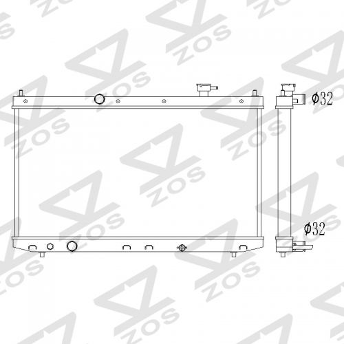 Honda Accord L4 V6 2013-2017 Acura TLX 2015-2020 RADIATOR