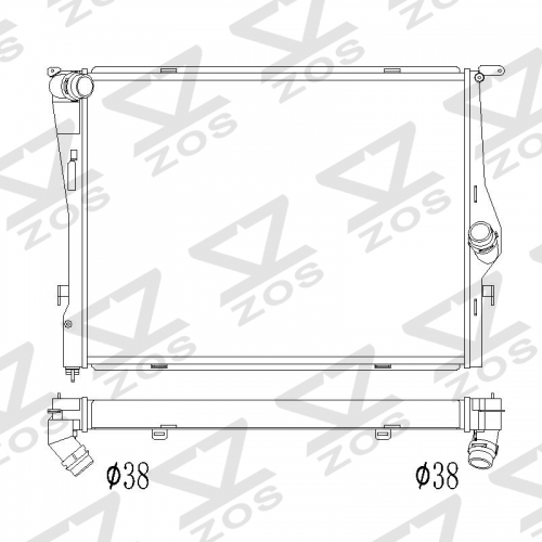 BMW 3 Series E90, E92 & E93 M3 2007-2013 RADIATOR