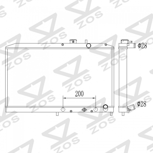 Honda Bigger Civic 28MM PIPE