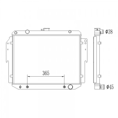 Dodge B150 B1500 B2500 B3500 Ram 1500 Van 	Ram 2500 Van Ram 3500 Van1994-2003 RADIATOR