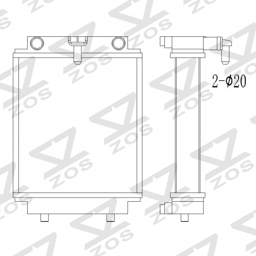 RADIATOR VW Golf MK7 / MK8 2.0 R TSI 2013+ models. Audi S3 8V Quattro 2013+ models Audi TTS FV 2.0 2013+ models. Seat Leon 1.8 TSI / 2.0 Cupra 2013+ models.