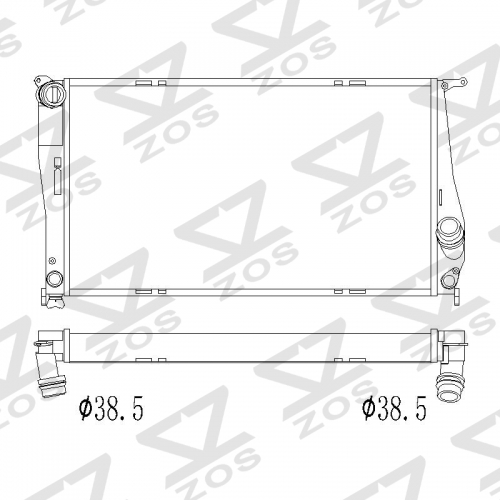 radiator for BMW E90 E91 E92 E82 E88 E89 E93 E84 E89 N54