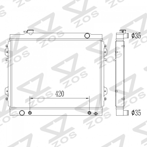 1995-2004 Toyota Tacoma - Radiator