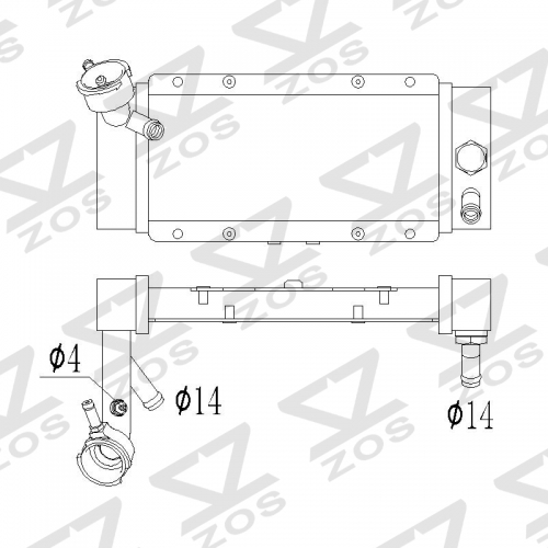 1984 HONDA CH125 CH 125 ELITE SPACY RADIATOR