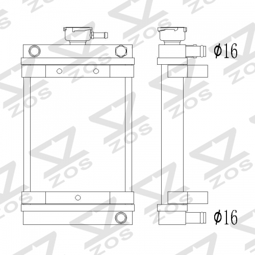 HONDA DIO AF18 AF25 radiator