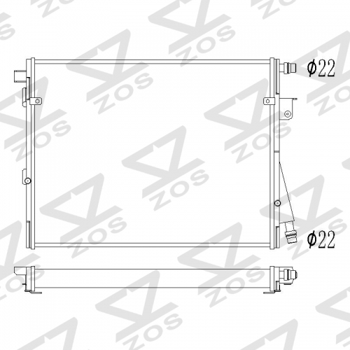 BMW G8X M3 M4 Competition 2021- radiator