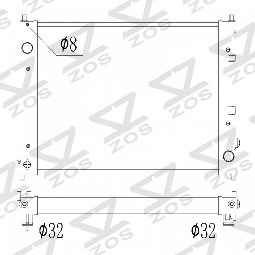 Honda Civic 2016-2021 2.0 RADIATOR