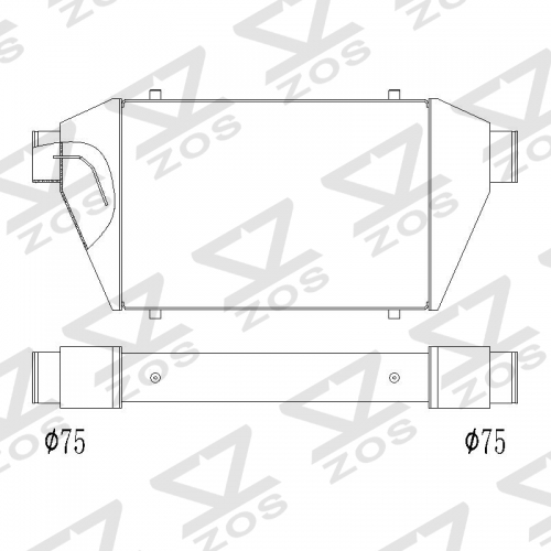 intercooler 450*300*72