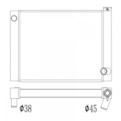 CUSTOM universal radiator 26.5inch