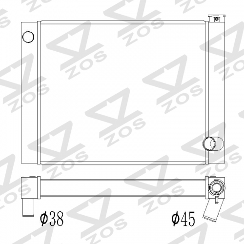 CUSTOM universal radiator 26.5inch