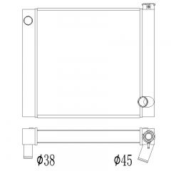 CUSTOM universal radiator 23inch