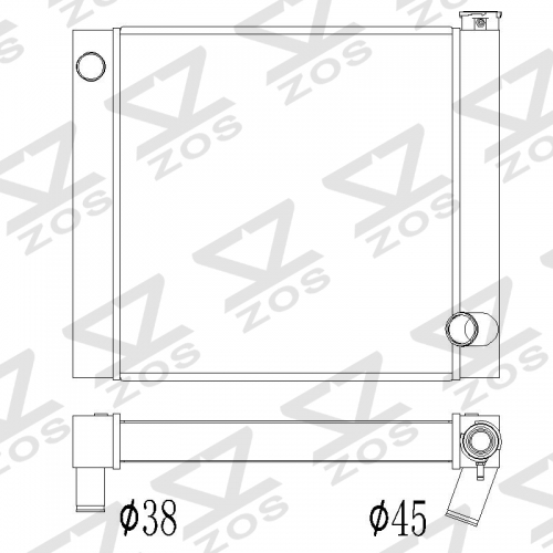 CUSTOM universal radiator 23inch