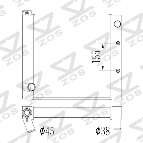 CUSTOM universal radiator 22 inch