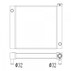 CUSTOM universal radiator 23 inch