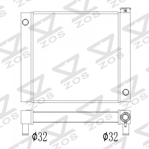 CUSTOM universal radiator 23 inch