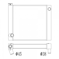 CUSTOM universal radiator 23inch