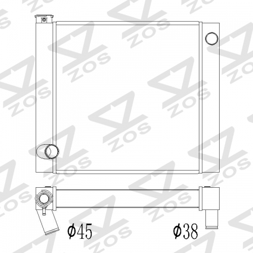 CUSTOM universal radiator 23inch