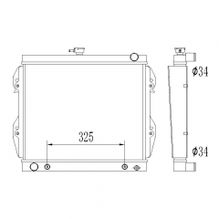 TOYOTA	PICKUP	84-95	SR5 4x4 TOYOTA 4 RUNNER I (N50, N60) (85-) 2.4 i aluminum radiator