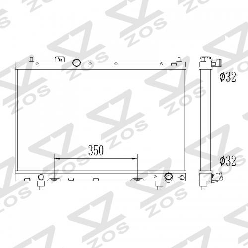 TOYOTA 	PICNIC 1996 - 2001 aluminum radiator