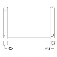 custom universal radiator 31.5 inch