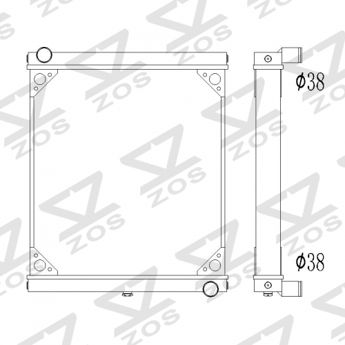 Mazda Titan WGM WGE TITAN WG1995 WGL WGF JVB TF SL HA 1990-2000 aluminum radiator