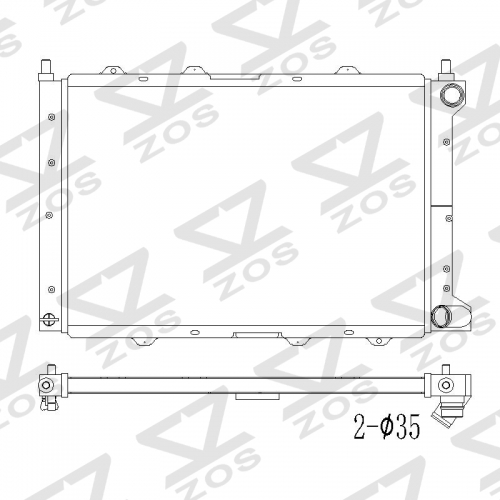 RADIATOR ALFA ROMEO 156, 97-06 60651919 60663070