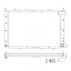 Alfa 156 1.8 / 2.0 / 2.5 V6 97-06 radiator 60041,521882,9885 20745072