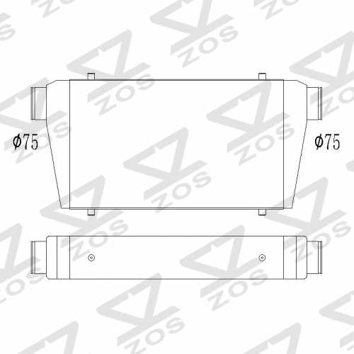 intercooler 500*300