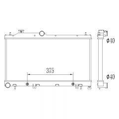 Subaru Forester 2014- （DPI 13425）radiator