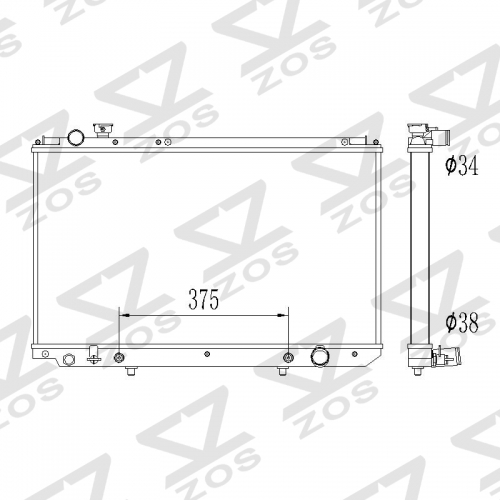 LEXUS USR170 JZS170 radiator