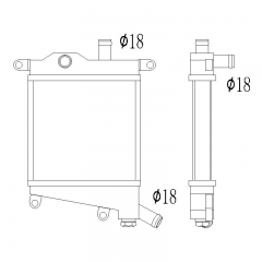 KYMCO KRV180 radiator