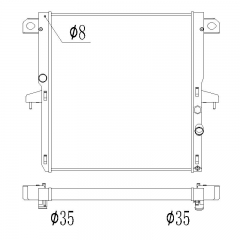 ford ranger 19-23 radiator