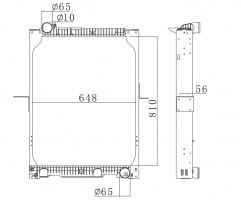 MERCEDES-BENZ MERCEDES NG90'92-95 MT Trcuk Aluminum Radiator