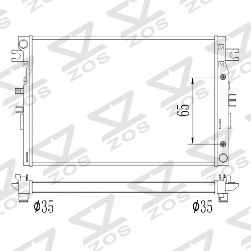 nissan NAVARA NP300 radiator