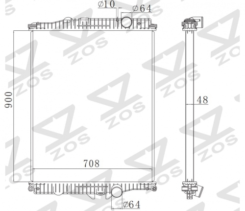 VOLVO FM12 2012 MT radiator