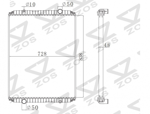 RENAULT RVI MAXTER’92 MT radiator