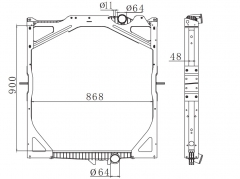 VOLVO FH12/FH16 2002+ FH12/FH16/WG-SERIES/ MT radiator 8149362/85000325/20536948/20482259