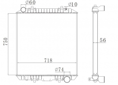 nissan APPLICATION MT radiator 21400-05Z62