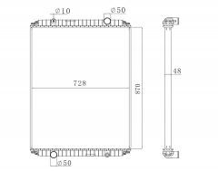 RENAULT G MAXTER 340 97- MT radiator 5010230474